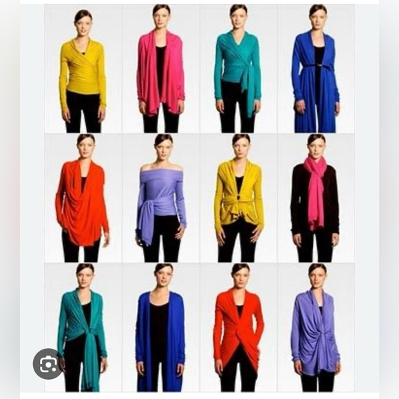 SILK BLEND DKNY COZY CARDIGAN SWEATER - Picture 4 of 12